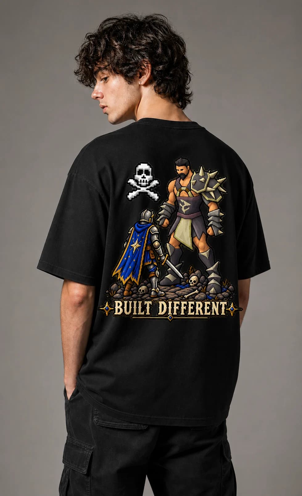 Built Different worn on a model