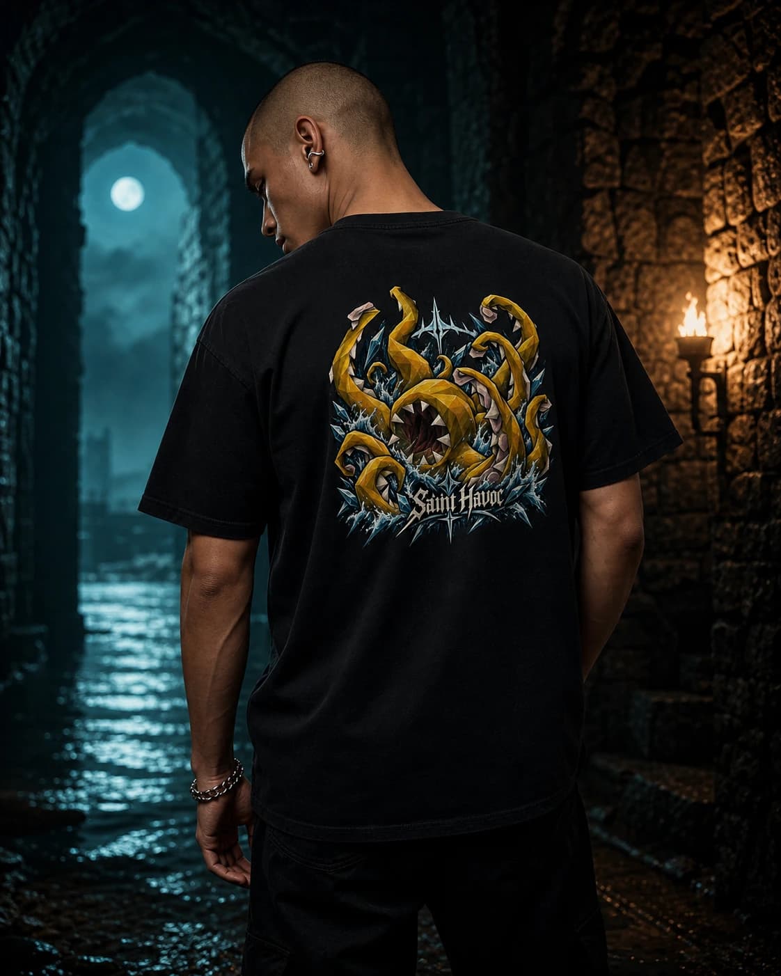 Kraken worn on a model